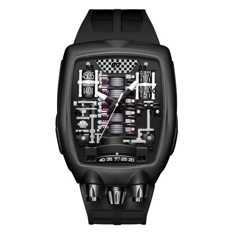 Luxury Watch Jacob And Co - ファッショナブルなクォーツメンズウォッチ エンジンスポーツウォッチ 男性用 人気モデル 個性的なスタイルの男性用時計