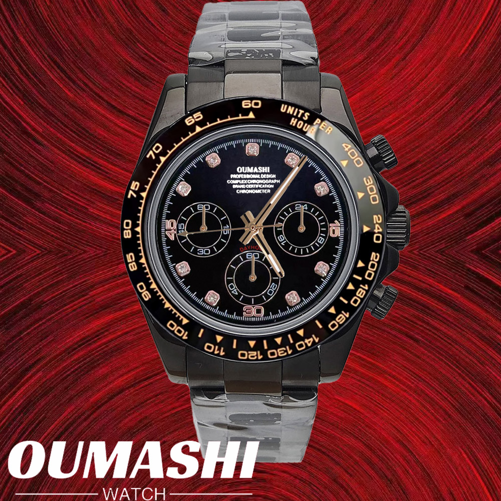 Luxury Watch Time - VK63腕時計 39.3mm 高級腕時計 メンズ クロノグラフ カスタムvk63ケース