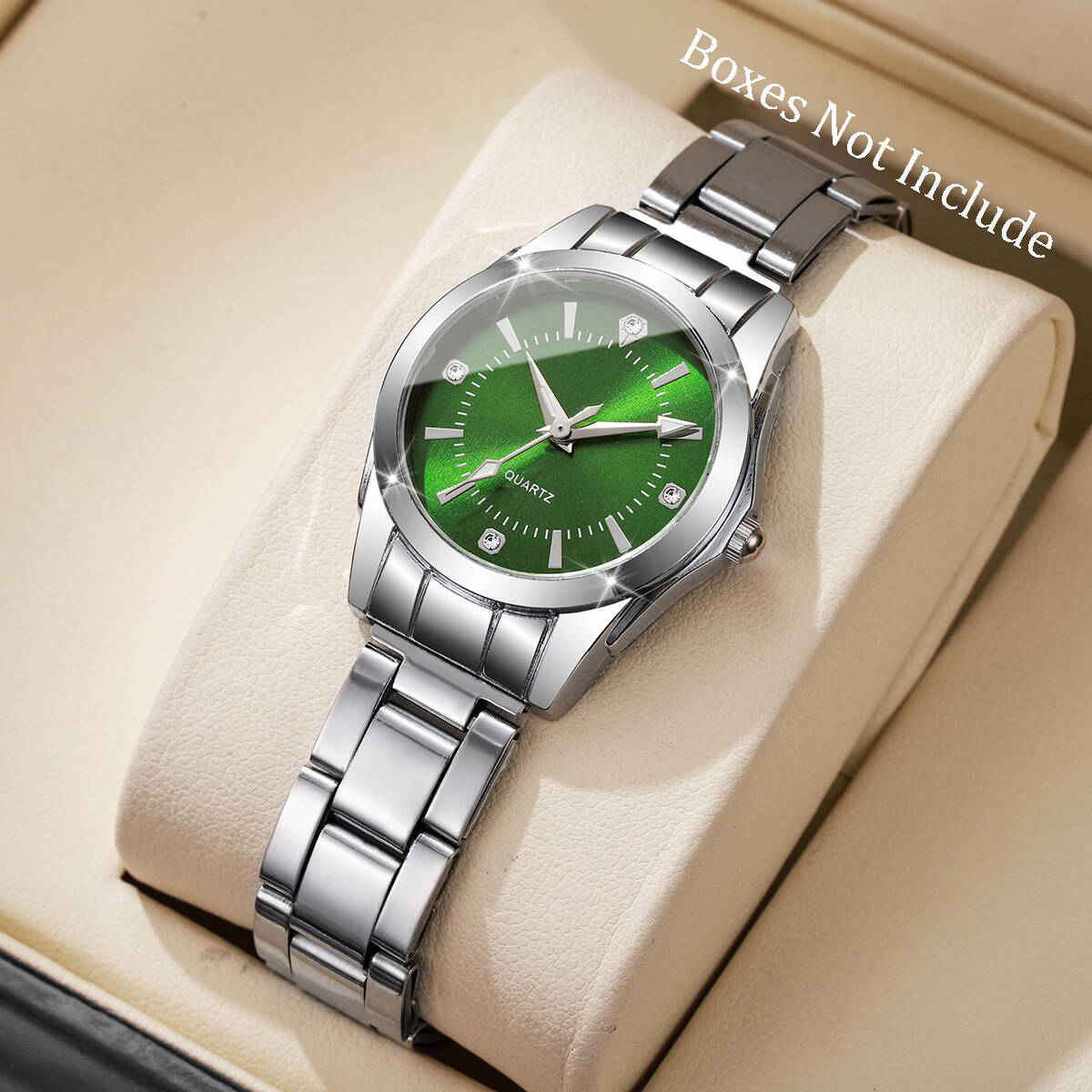 Luxury Watch Packaging Box - 高級ラインストーンの女性の腕時計カジュアルクォーツ腕時計レディース時計リロイ Mujer (箱なし)