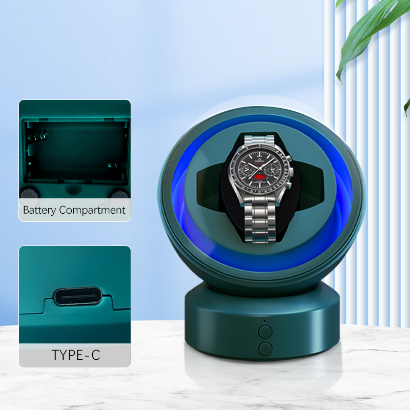 Niworkshop-LEDライト付き自動巻きワインダー、収 - Luxury Watch Winder Box のレビューと価格