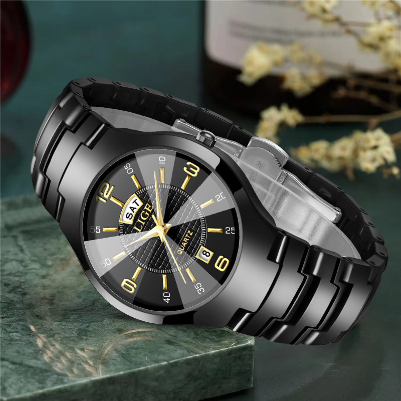 LIGE ファッションエレガントな女性の腕時計高級セラミック - Luxury Women'S Watch のレビューと価格