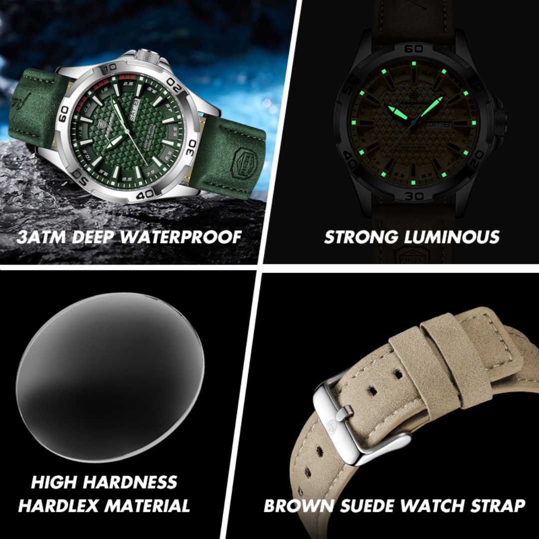 PAAZOMU 高級ブランドメンズ腕時計 ファッションクォー - Luxury Watch Name のレビューと価格