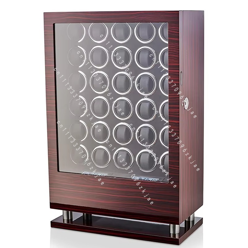 高級自動巻き時計ワインダー 24/30スロット 木製機械式時 - Luxury Watch Winder Box のレビューと価格