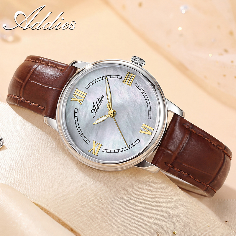 ADDIES レザークォーツ女性腕時計新しい高級 32 ミリ - Luxury Watch Packaging Box のレビューと価格