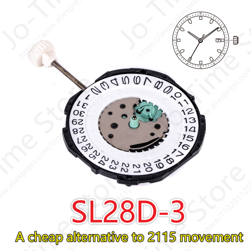 Sunon SL28-3 クォーツムーブメント 3 針カレン - Perpetual Calendar Watch のレビューと価格