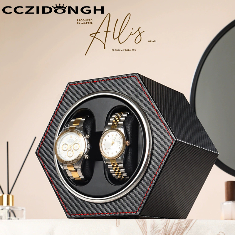 CCZIDONGH 自動時計ワインダー 2 スロット木製家庭 - Luxury Watch Winder Box のレビューと価格