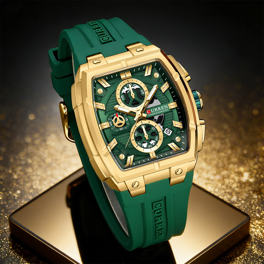 CURREN 高級ヴィンテージ腕時計 メンズ スポーツ クロ - Luxury Watch Display のレビューと価格