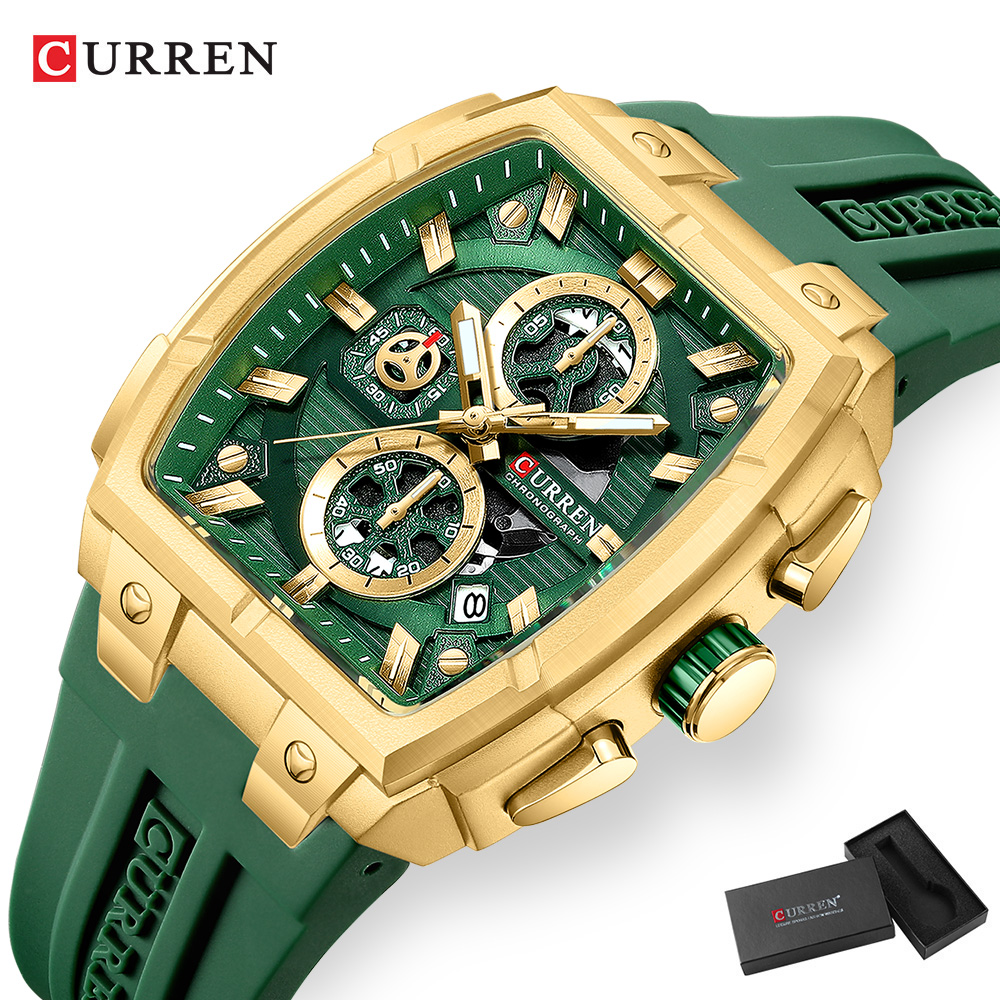 CURREN 高級ヴィンテージ腕時計 メンズ スポーツ クロ - Luxury Watch Display のレビューと価格