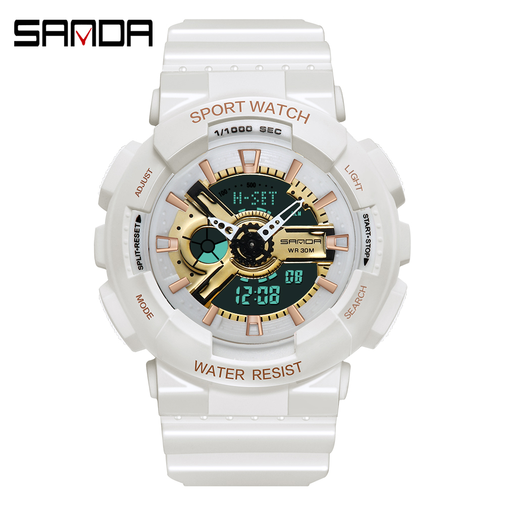 アウトドアスポーツ,デジタル時計,白,女性,アラーム,3ba - Perpetual Calendar Watch のレビューと価格