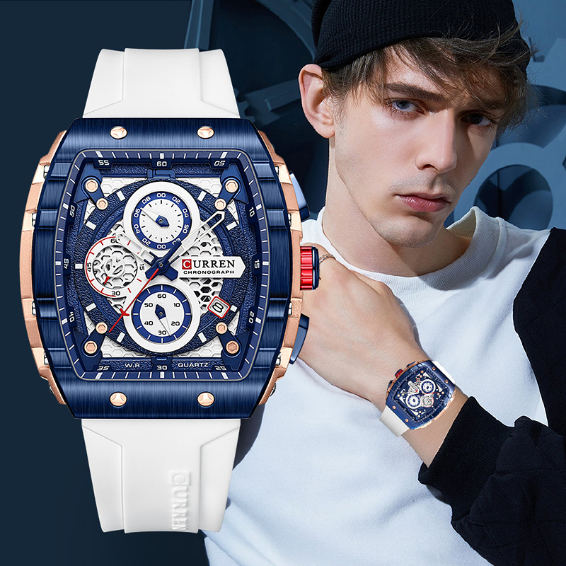 CURREN トップブランドのメンズ腕時計高級スクエアクォー - Luxury Watch Jacob And Co のレビューと価格