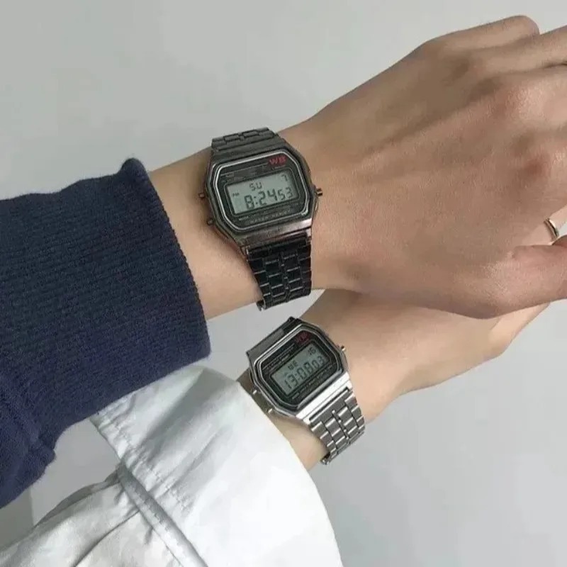 高級 F91W スチールバンド腕時計 LED デジタルステン - Perpetual Calendar Watch のレビューと価格