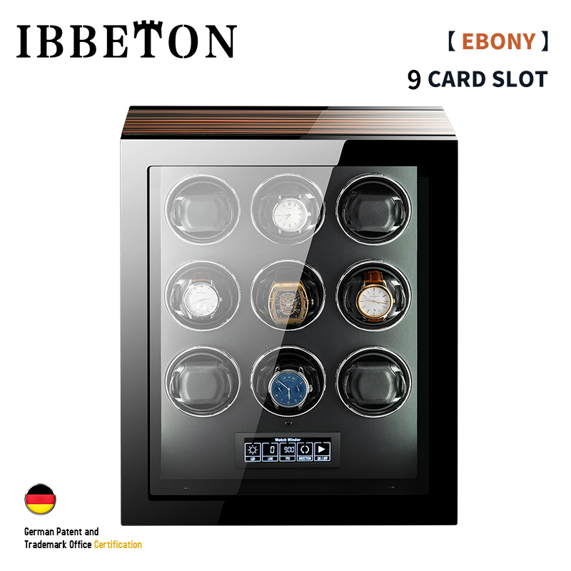 高級自動時計ワインダー 24 時計、マブチモーター LCD  - Luxury Watch Winder Box のレビューと価格