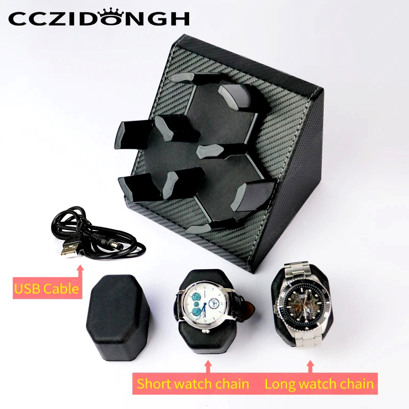 3+0 ウォッチワインダー レザー製自動巻き時計ボックス ウ - Luxury Watch Winder Box のレビューと価格