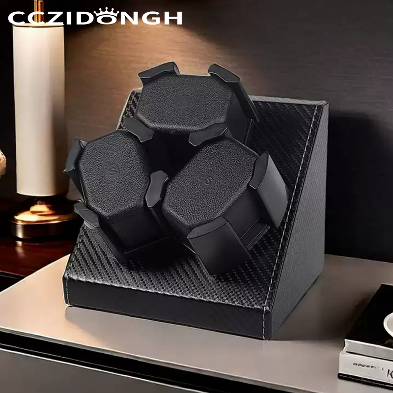 3+0 ウォッチワインダー レザー製自動巻き時計ボックス ウ - Luxury Watch Winder Box のレビューと価格