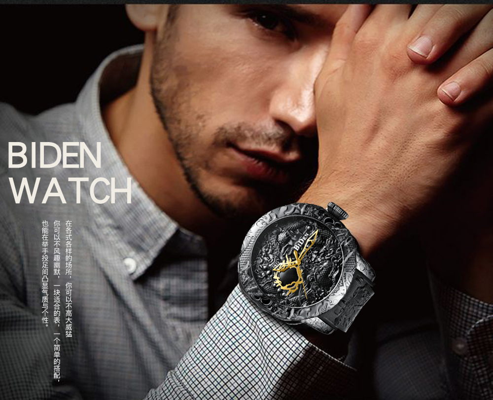 メンズクォーツ時計,大型時計,耐水性,クリエイティブ,レジャ - Luxury Watch Engraving のレビューと価格