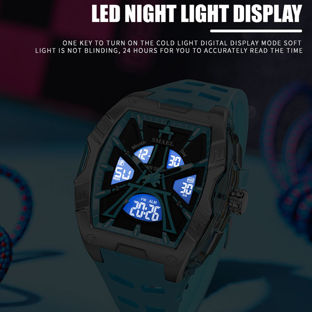 SMAEL 高級メンズ腕時計防水夜光時計男性用高品質 LED - Luxury Watch Jacob And Co のレビューと価格