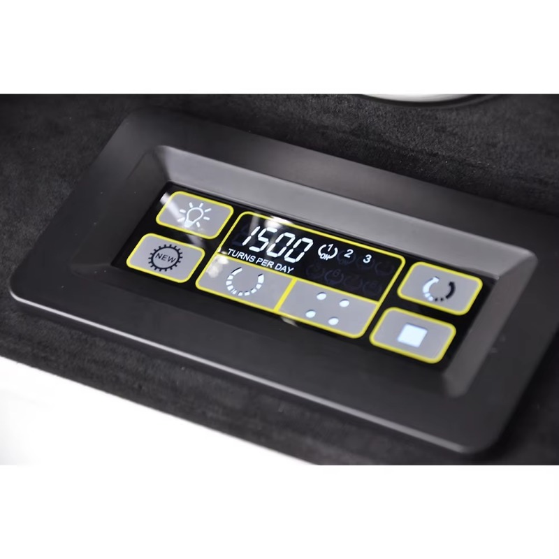 ホワイトブラウンレザーコントローラー ジャイロオービット 2 - Luxury Watch Winder Box のレビューと価格