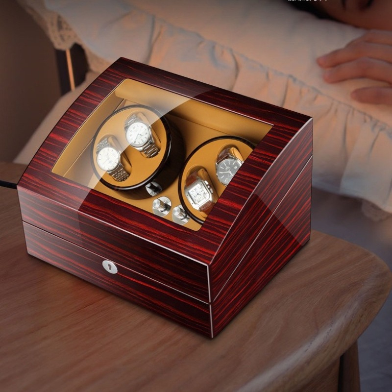 機械式時計ワインダー高級自動腕時計ワインダー回転耐磁性メンズ - Luxury Watch Winder Box のレビューと価格