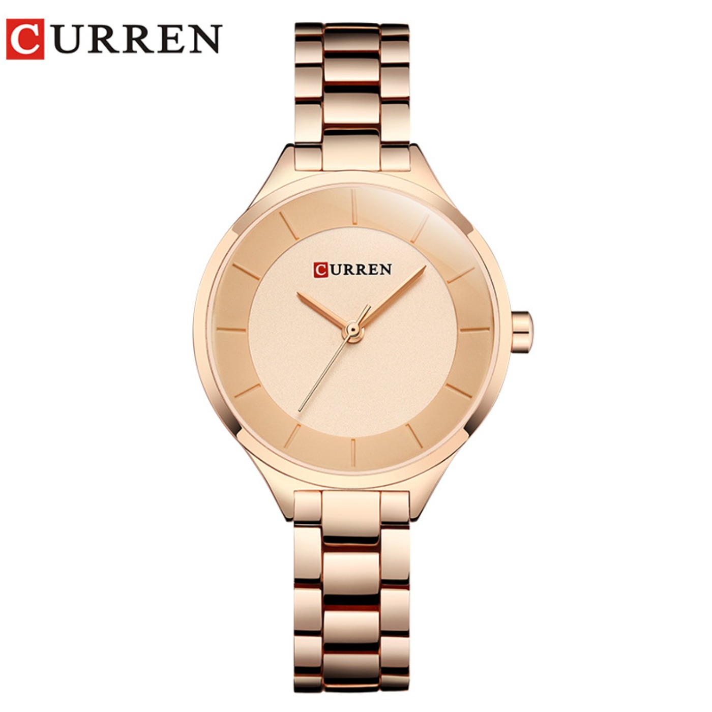 カレン新しいシンプルな女性ブレスレット腕時計ライト贅沢なガー - Luxury Women'S Watch のレビューと価格