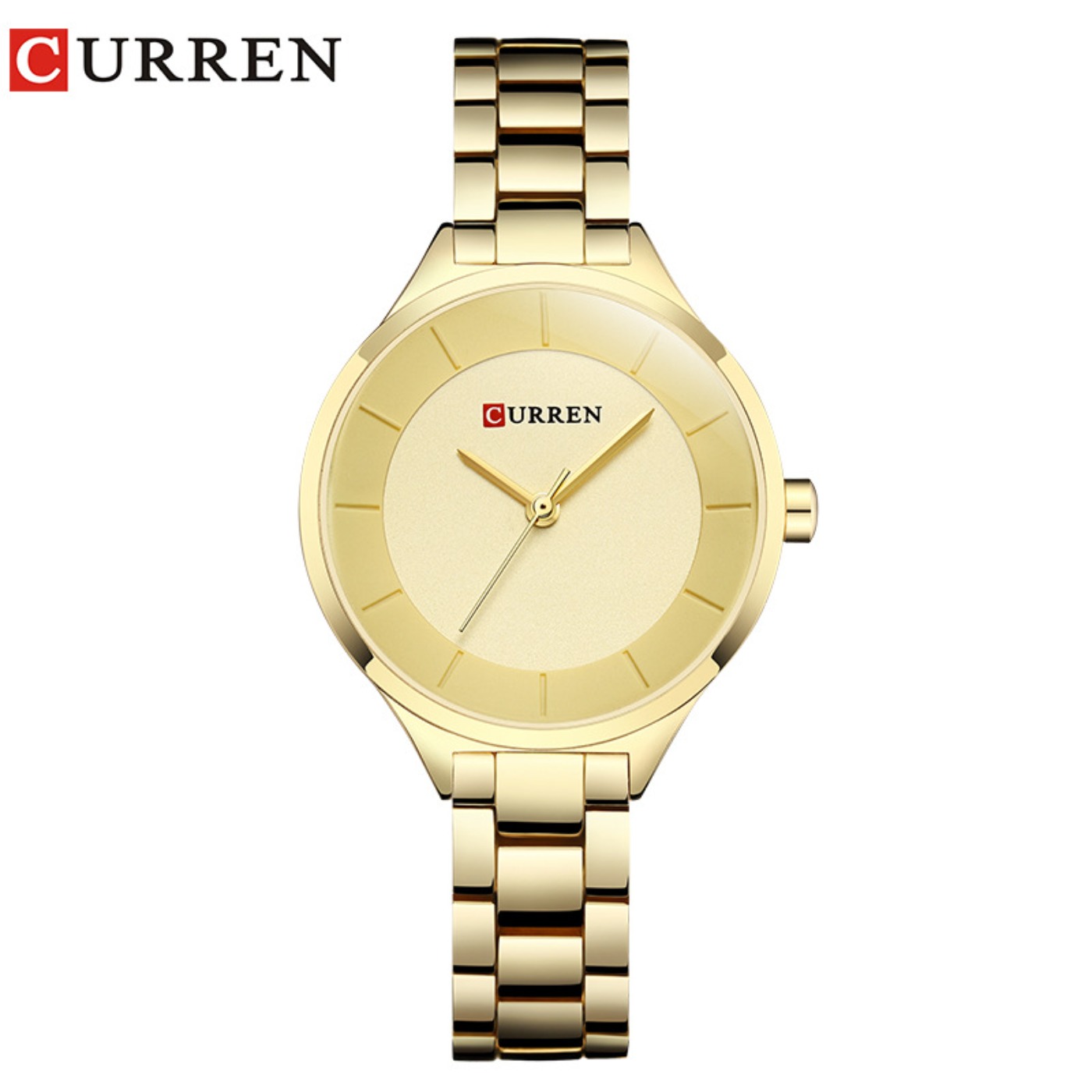 カレン新しいシンプルな女性ブレスレット腕時計ライト贅沢なガー - Luxury Women'S Watch のレビューと価格
