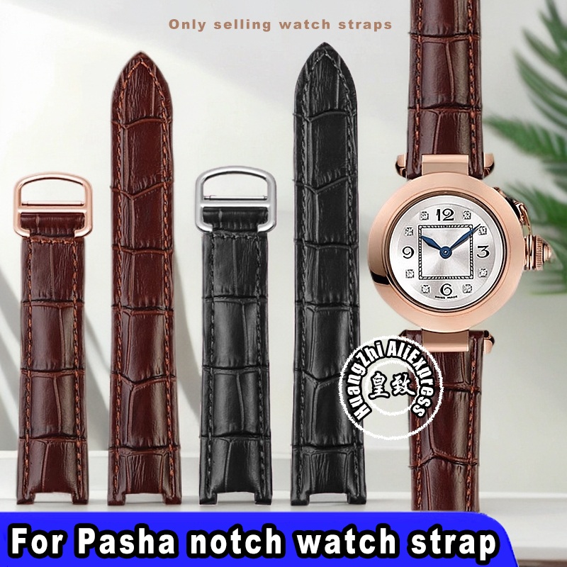 牛革時計ストラップカルティエパシャ特別ノッチ時計バンド男性女 - Luxury Watch Engraving のレビューと価格