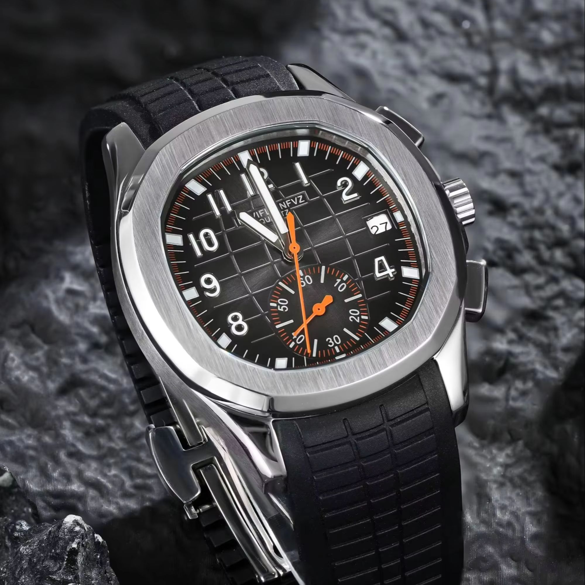 40 ミリメートルメンズ高級腕時計 NAVIFLZ NFVZ - Luxury Watch Packaging Box のレビューと価格