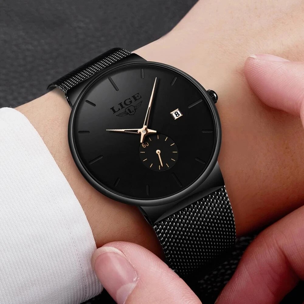 Ligeファッションメンズ腕時計トップブランド高級クォーツ時 - Luxury Watch Name のレビューと価格