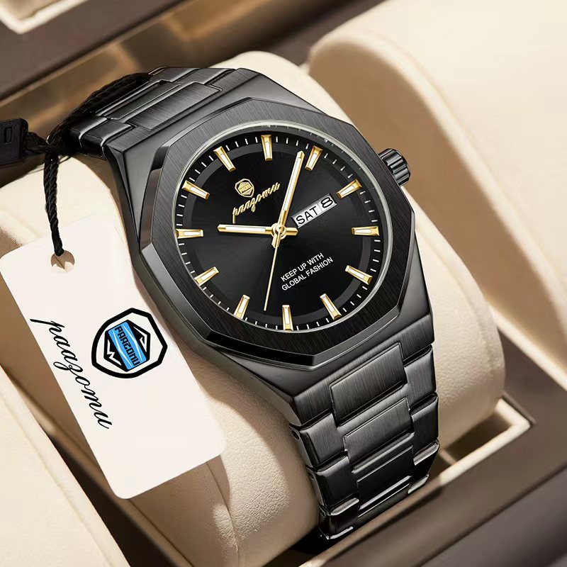 PAAZOMU 高級ファッションメンズ腕時計オリジナルブラン - Luxury Watch Nice のレビューと価格