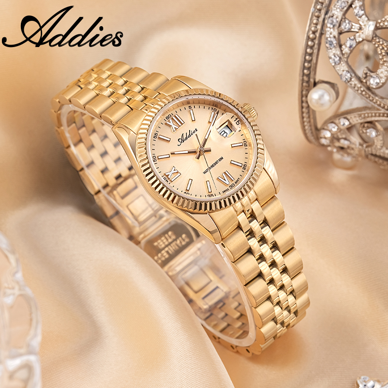 Addies 高級女性腕時計サファイアクリスタルステンレス鋼 - Luxury Watch Time のレビューと価格