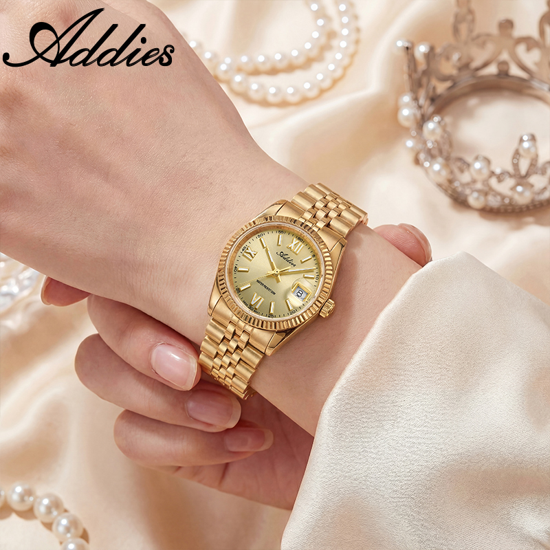 Addies 高級女性腕時計サファイアクリスタルステンレス鋼 - Luxury Watch Time のレビューと価格