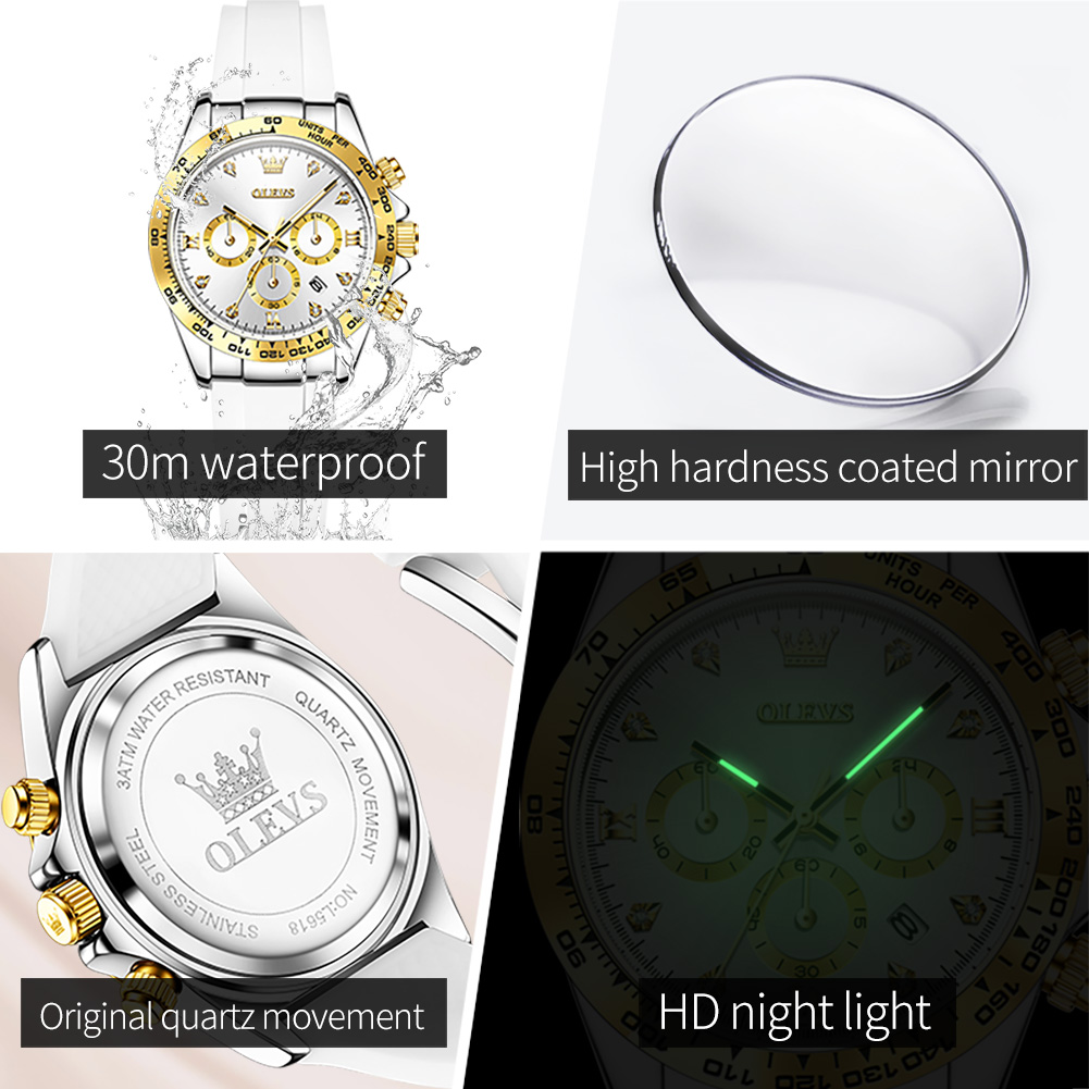 OLEVS 5618 新しい女性の腕時計高級オリジナルクォー - Luxury Watch Time のレビューと価格