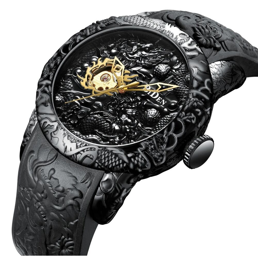 高級 BiDen 真新しいスタイルドラゴン彫刻腕時計メンズ機 - Luxury Watch Nice のレビューと価格