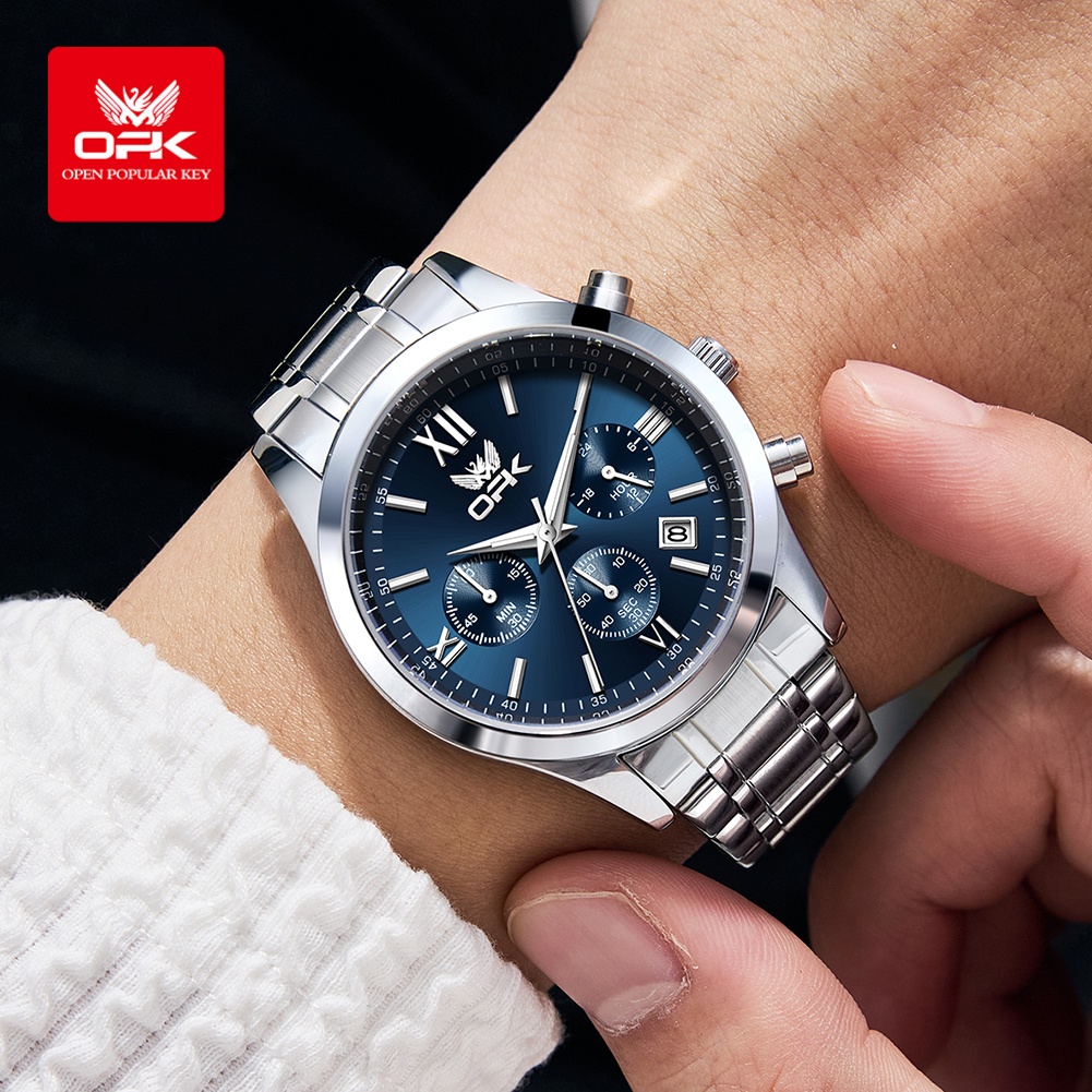 OPK 6052 メンズ腕時計 自動日付表示 ステンレススチ - Luxury Watch Display のレビューと価格