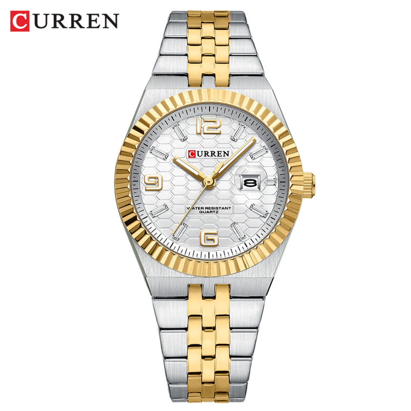 CURREN レディース腕時計 アナログ クォーツ 防水 レ - Luxury Watch Lady のレビューと価格
