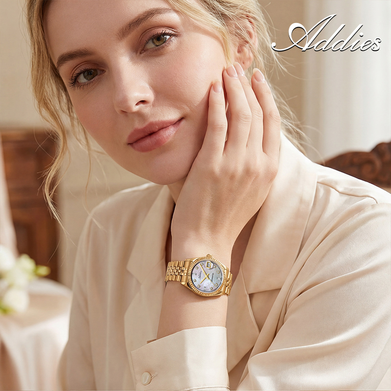 ADDIES 585 クォーツ女性用腕時計サファイアガラス  - Luxury Women'S Watch のレビューと価格