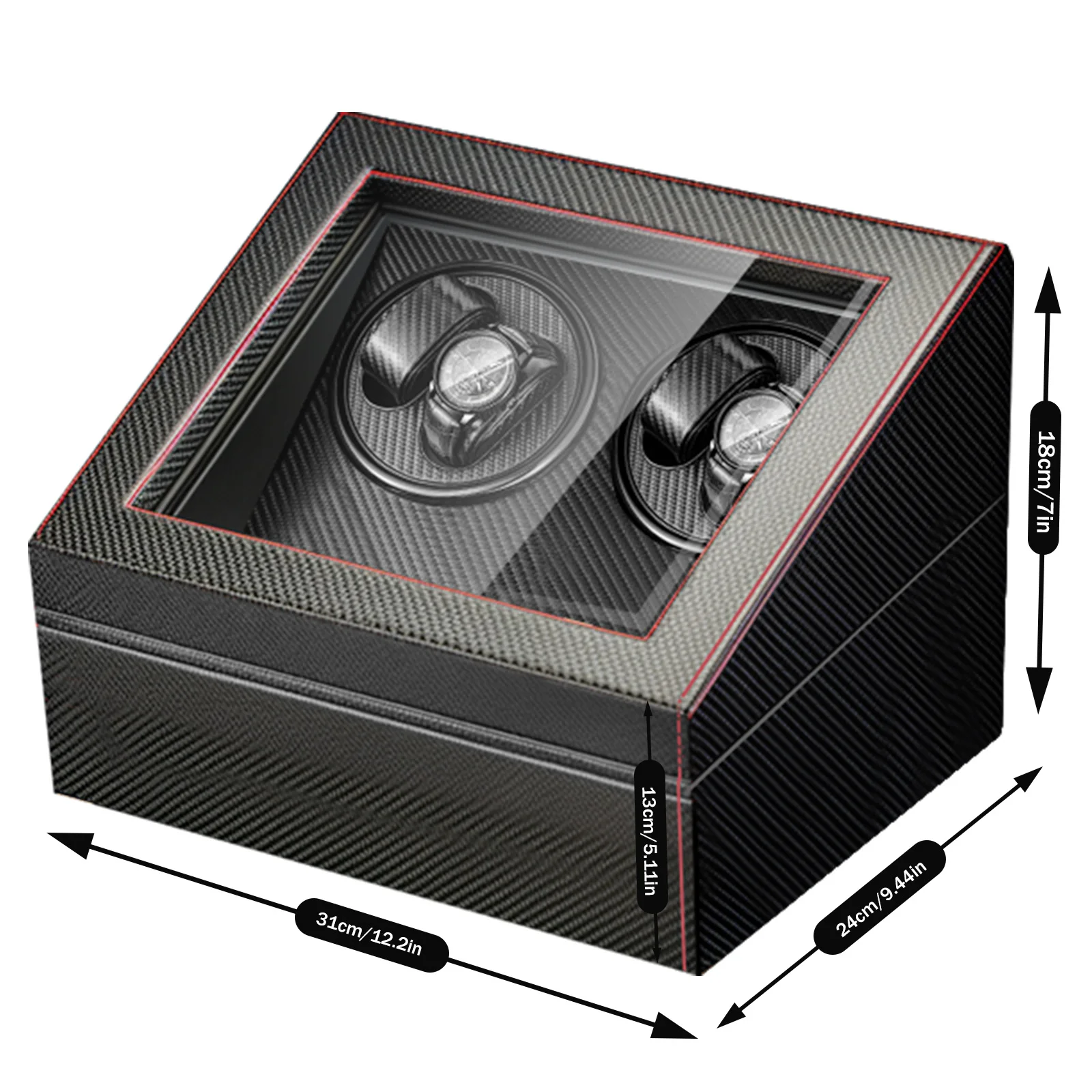 4+6ウォッチワインダー、高級自動2モーターウォッチワインダ - Luxury Watch Winder Box のレビューと価格