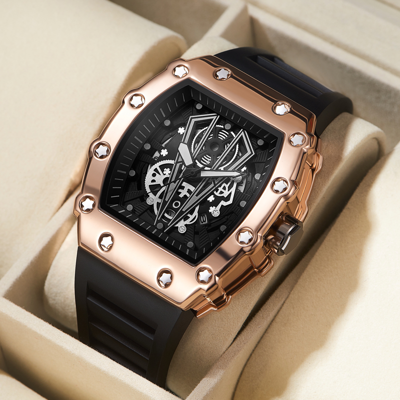 外国貿易時計男性用大型ダイヤルクォーツ防水スポーツスクエア発 - Luxury Watch Jacob And Co のレビューと価格