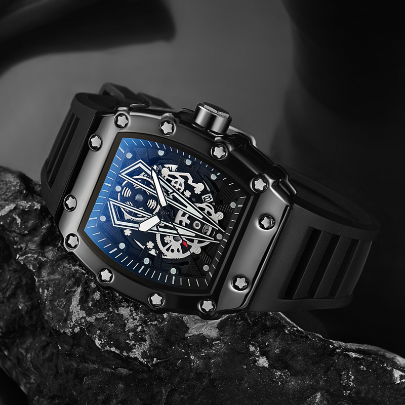 外国貿易時計男性用大型ダイヤルクォーツ防水スポーツスクエア発 - Luxury Watch Jacob And Co のレビューと価格